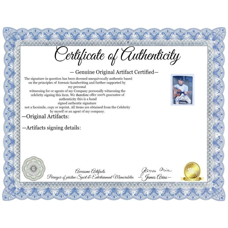 Kenny Rogers Country Music Legend 5x7 Photo signed with proof.