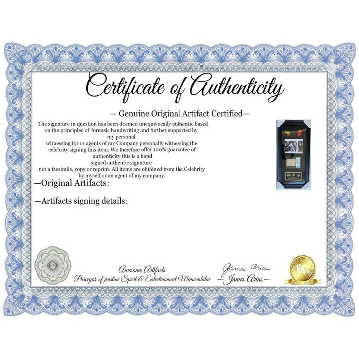 Reggae icons Bob Marley (Autograph book page) & Peter Tosh (concert ticket signed) and Rolling Stones lead singer Mick Jagger (8x10 signed)