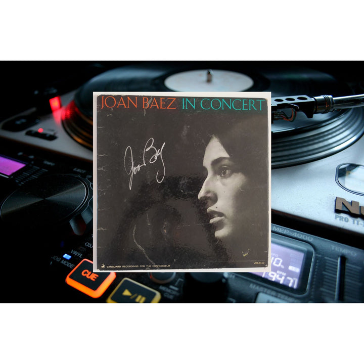 Joan Baez original LP signed with proof