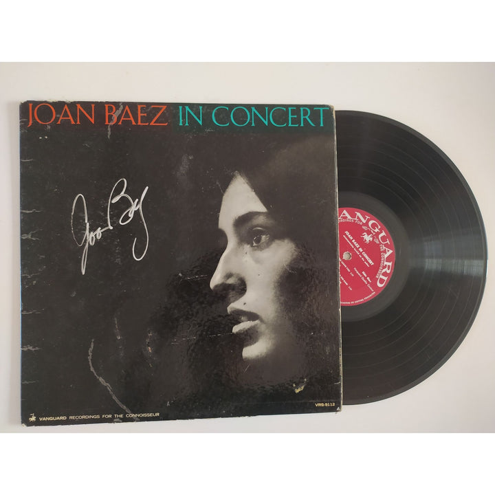 Joan Baez original LP signed with proof