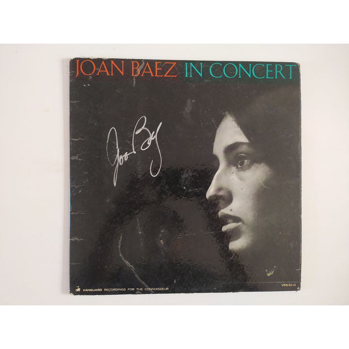 Joan Baez original LP signed with proof