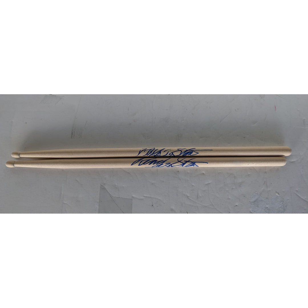 Ringo Starr The Beatles pair of drumsticks signed with proof