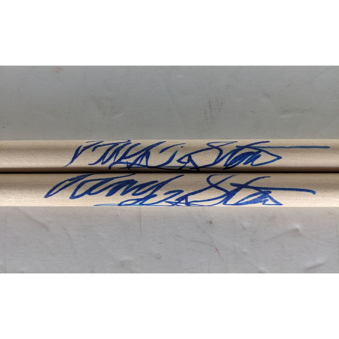 Ringo Starr The Beatles pair of drumsticks signed with proof