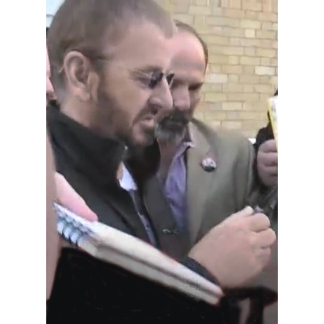 Ringo Starr The Beatles pair of drumsticks signed with proof