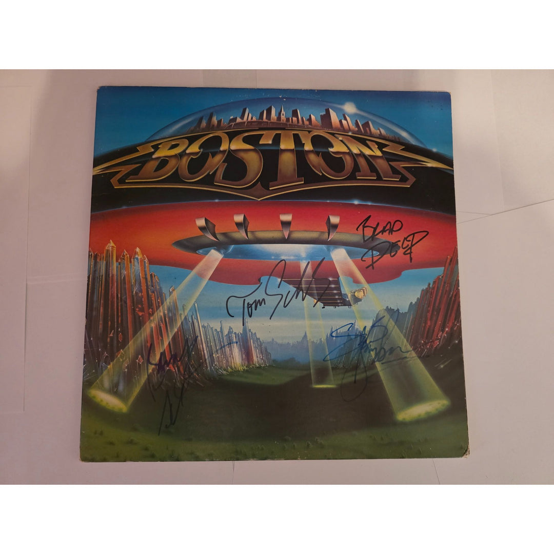Boston "Don't Look Back" LP signed with proof.