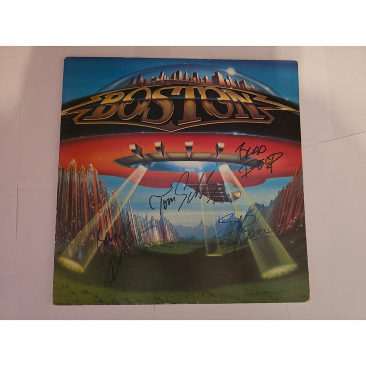 Boston "Don't Look Back" LP signed with proof.