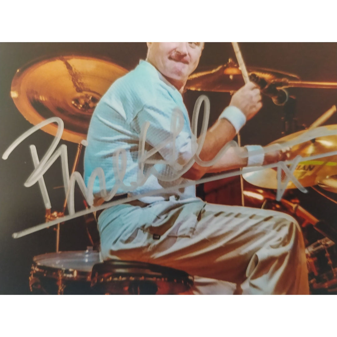 Phil Collins Genesis drummer 5x7 photo signed with proof