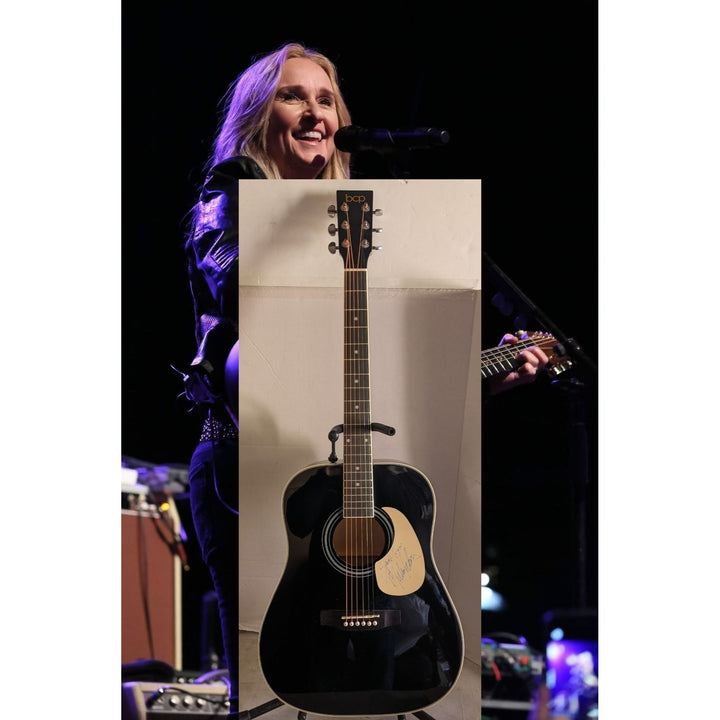 Melissa Etheridge 41' full size acoustic guitar signed with proof