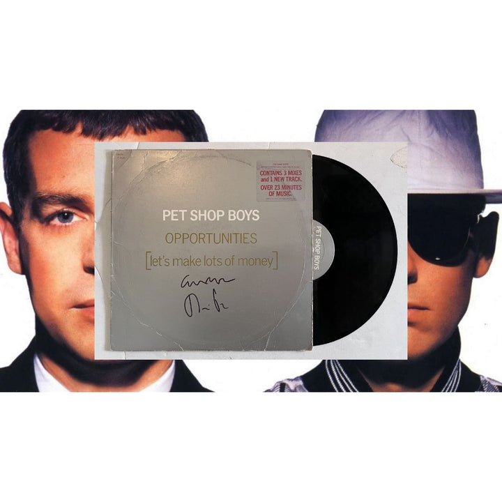 The Pet Shop Boys original LP signed with proof