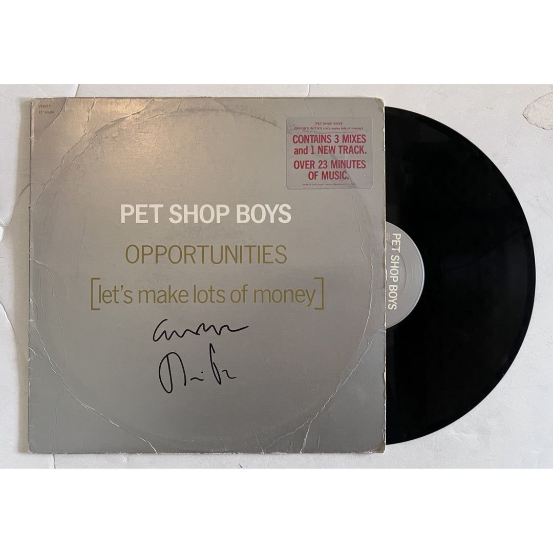 The Pet Shop Boys original LP signed with proof