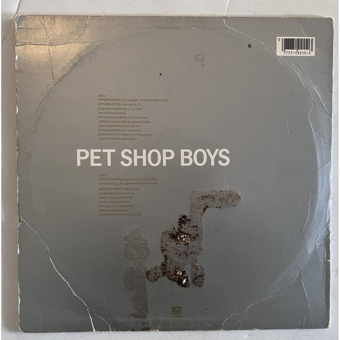 The Pet Shop Boys original LP signed with proof