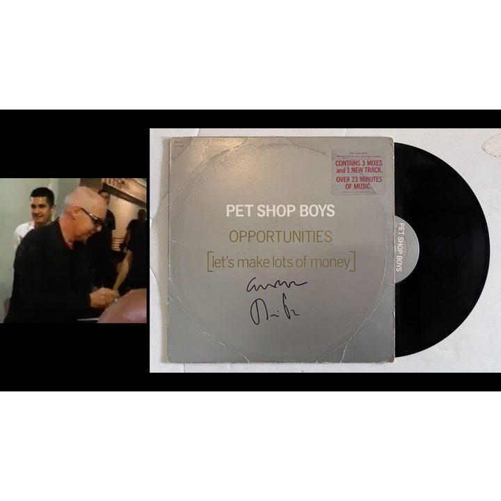 The Pet Shop Boys original LP signed with proof