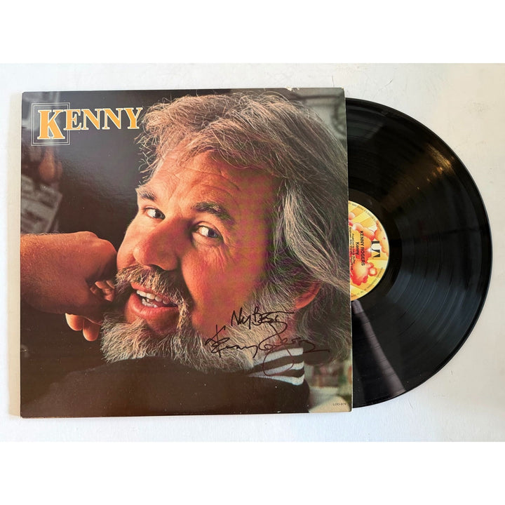 Kenny Rogers "Kenny" original lp signed with proof