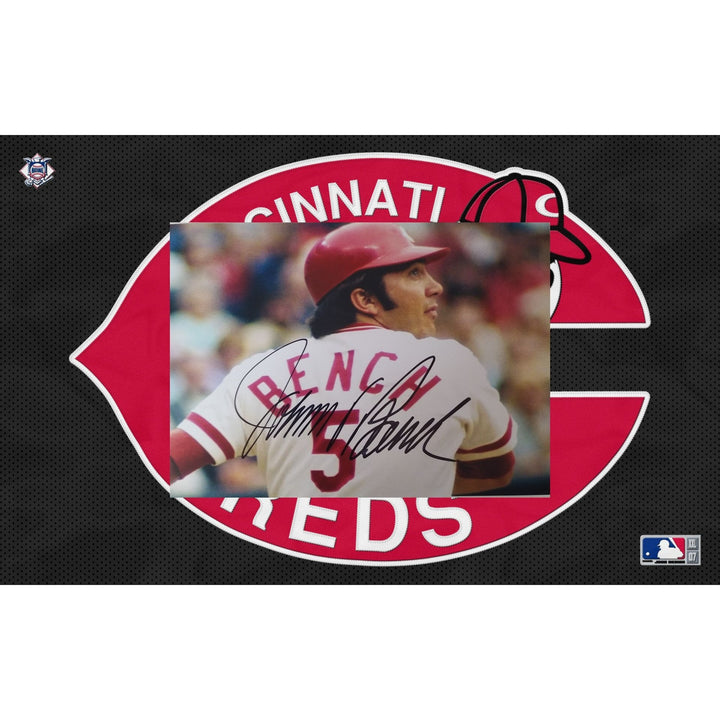 Johnny Bench, Cincinnati, Reds, "The Big Red Machine" MLB, 5x7, photo, signed, with proof