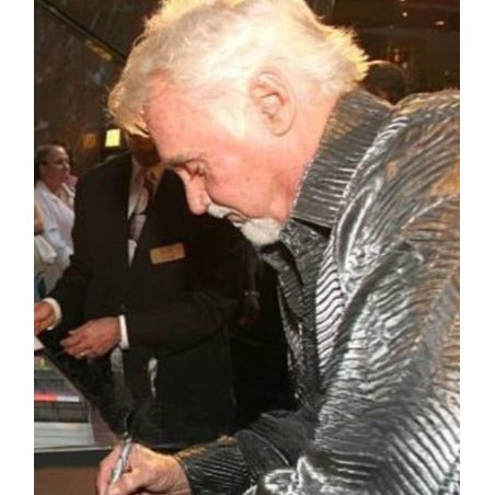 Kenny Rogers one of a kind full size acoustic guitar signed with proof