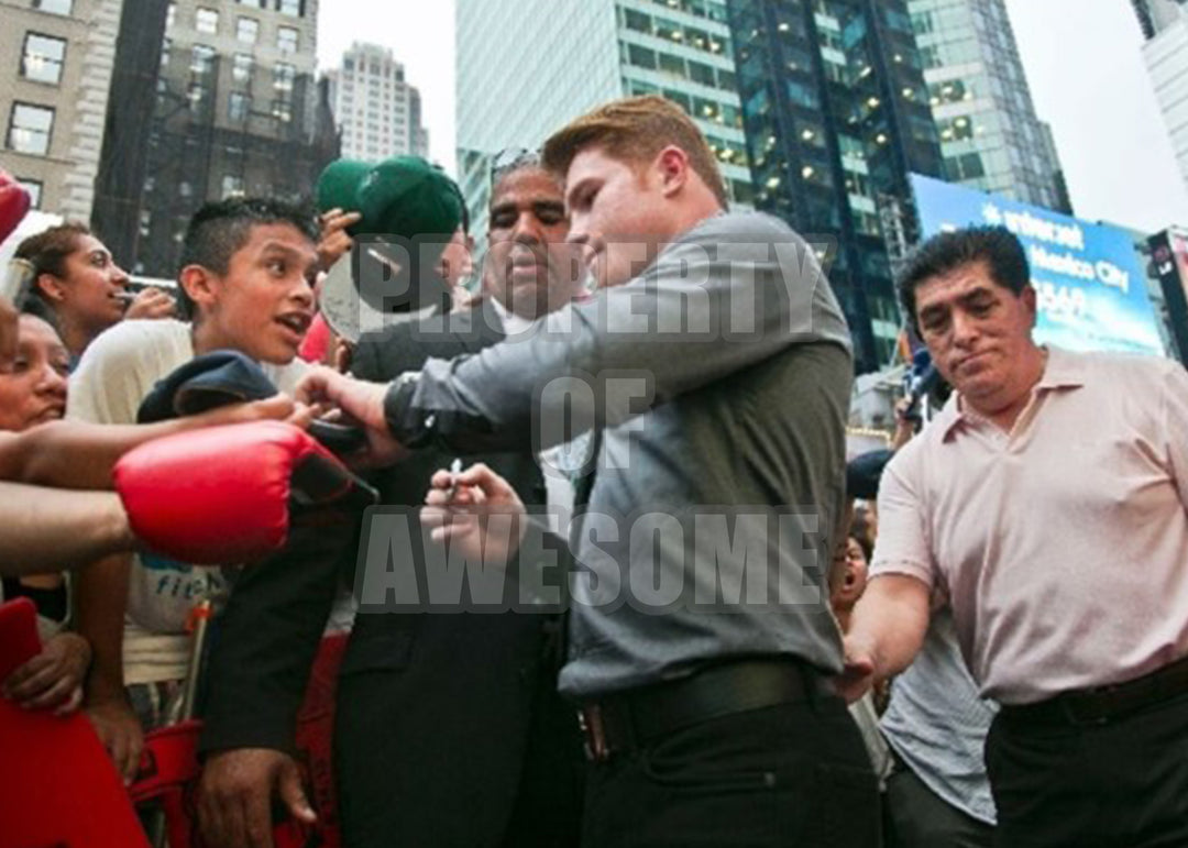 Saul "Canelo" Alvarez signed & framed 8x10 photograph with proof