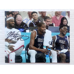 Load image into Gallery viewer, Team USA 2024 LeBron James Kevin Durant and Anthony Edwards 8x10 photo sign with proof
