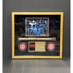 Load image into Gallery viewer, Neil Peart legendary drummer of Rush signed drum stick Museum quality frame with proof
