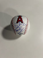 Load image into Gallery viewer, Shohei Ohtani Los Angeles Angels of Anaheim Rawlings MLB Baseball signed with proof Japanese &amp; English and free acrylic display case
