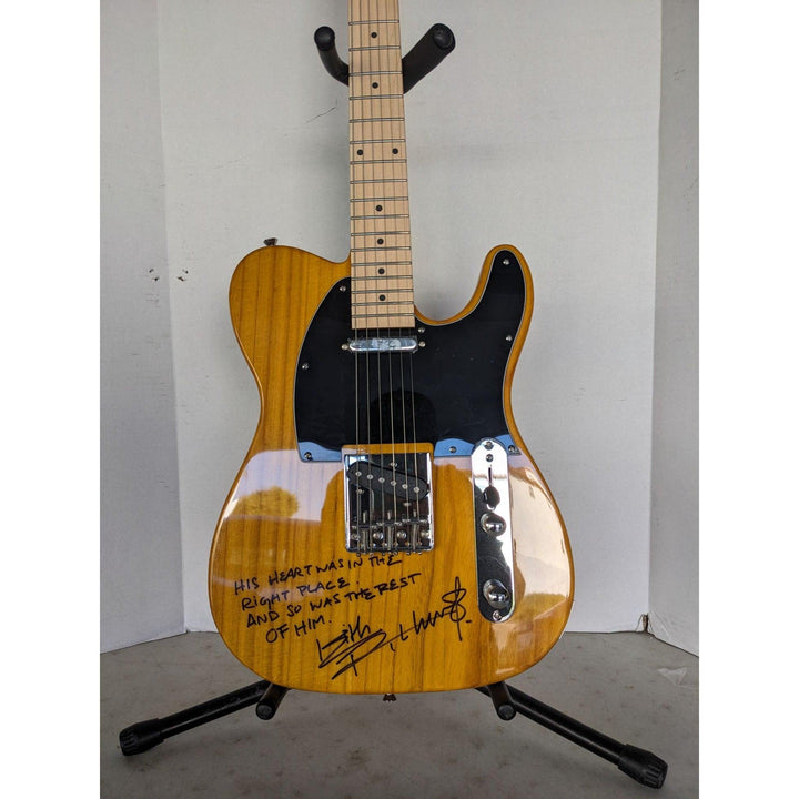 Keith Richards legendary Rolling Stones guitarist signed with lyrics & proof telecaster electric guitar