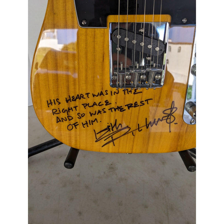 Keith Richards legendary Rolling Stones guitarist signed with lyrics & proof telecaster electric guitar