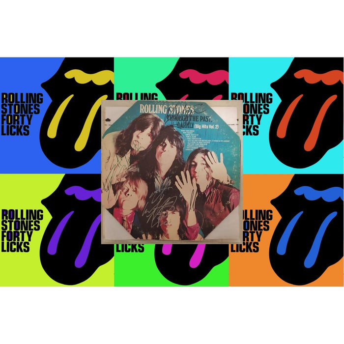 Rolling Stones "Through the Past Darkly" original album LP signed with proof