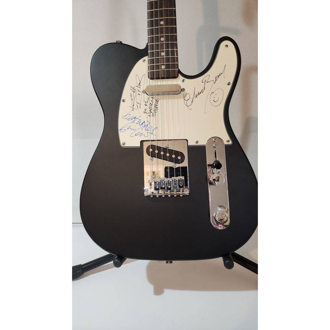 Keith Richards (inscribed), Eric Clapton, & Chuck Berry authentic Fender telecaster full size electric guitar signed with proof