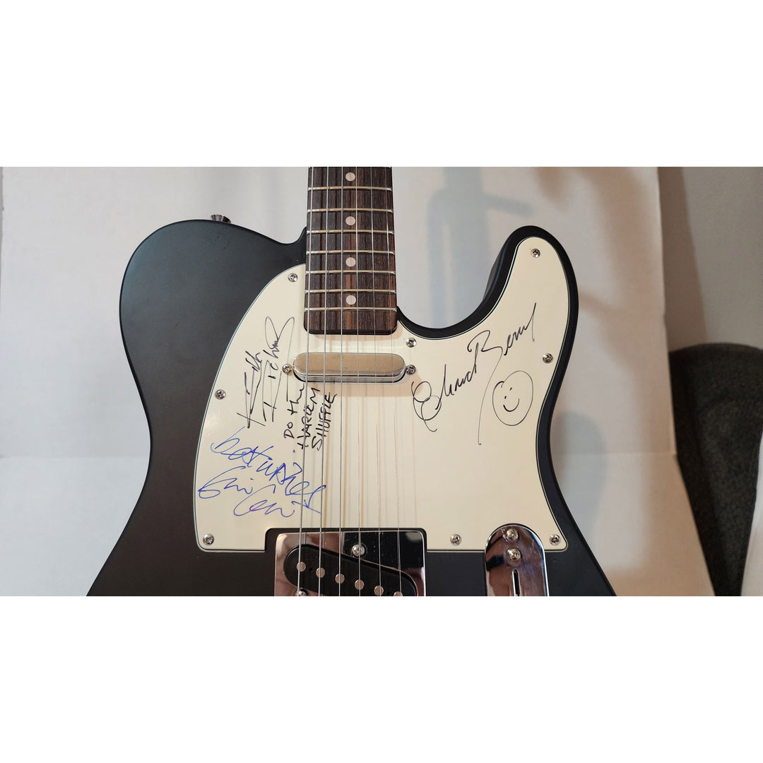 Keith Richards (inscribed), Eric Clapton, & Chuck Berry authentic Fender telecaster full size electric guitar signed with proof