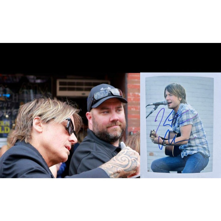 Keith Urban Country Music Legend 5x7 Photo signed with proof.