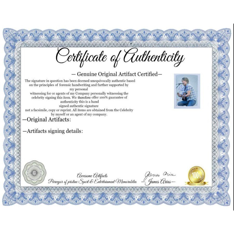 Keith Urban Country Music Legend 5x7 Photo signed with proof.