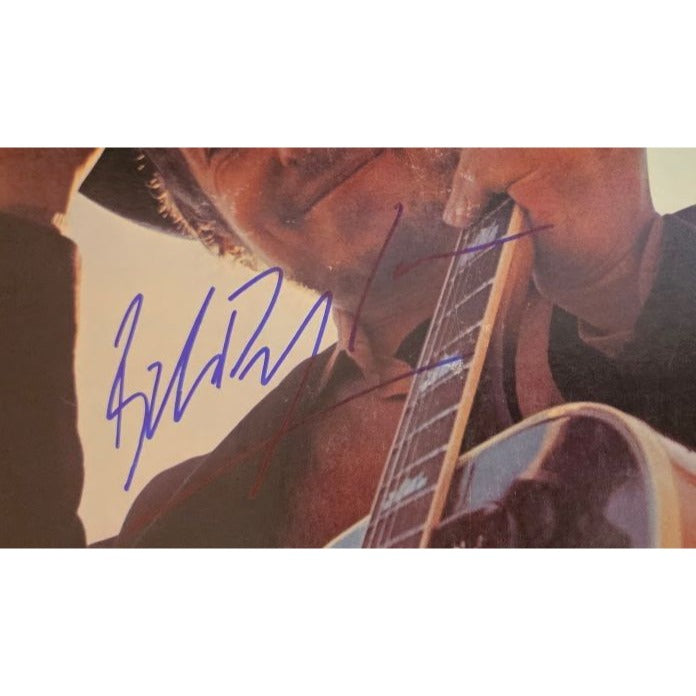 Bob Dylan "Nashville Skyline" LP signed with proof.