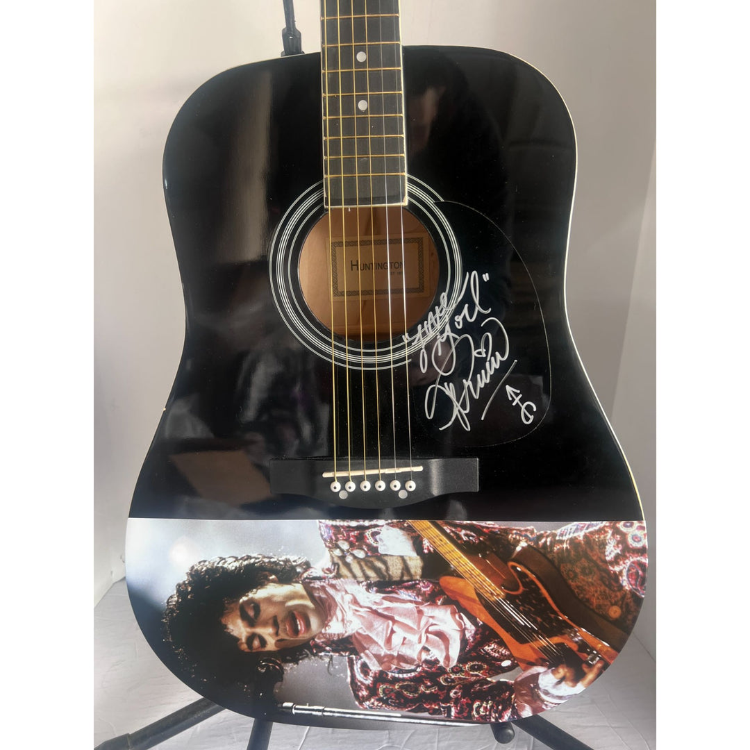 Prince One of A kind  full size acoustic guitar signed with proof