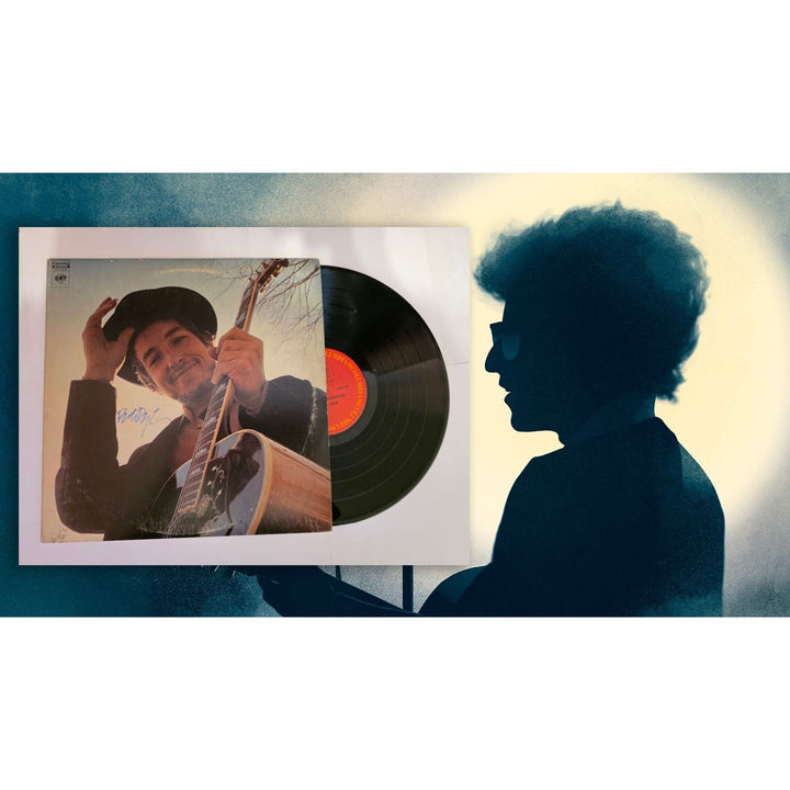 Bob Dylan "Nashville Skyline" LP signed with proof.
