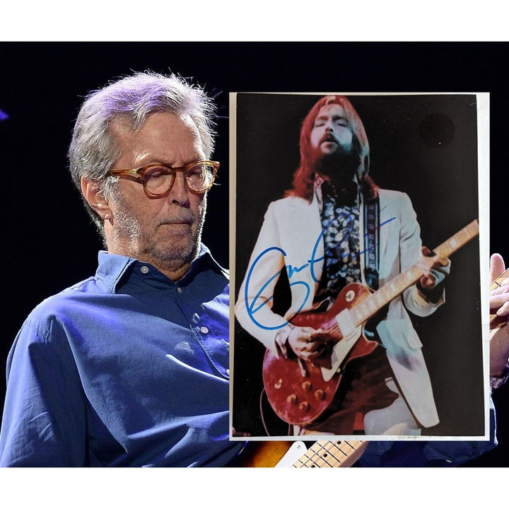 Eric Clapton 5x7 photo signed with proof
