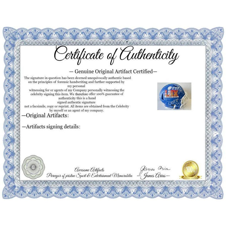 Super Bowl LIX 2025 Philadelphia Eagles pro game model helmet team signed with 40 plus signatures & signing proof .