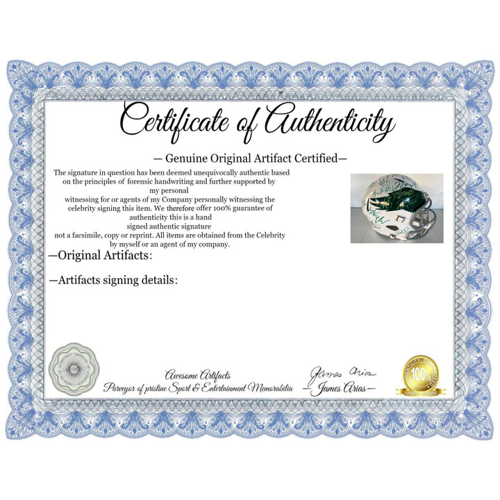 Philadelphia : Eagles full size helmet 24-35 team Superbowl champs signed with proof