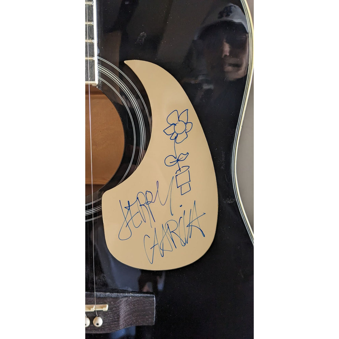 Jerry Garcia Grateful Dead 41' full size acoustic guitar signed with proof