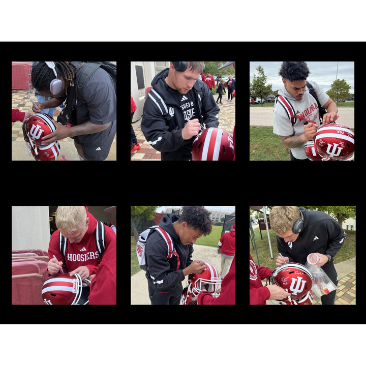 Fernando Mendoza Indiana Hoosiers Football NCAA National Champs 2025-26 Riddell Speed Replica full size team helmet signed with proof