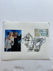 Stevie Nicks Taylor Swift 8x10 photo signed with proof