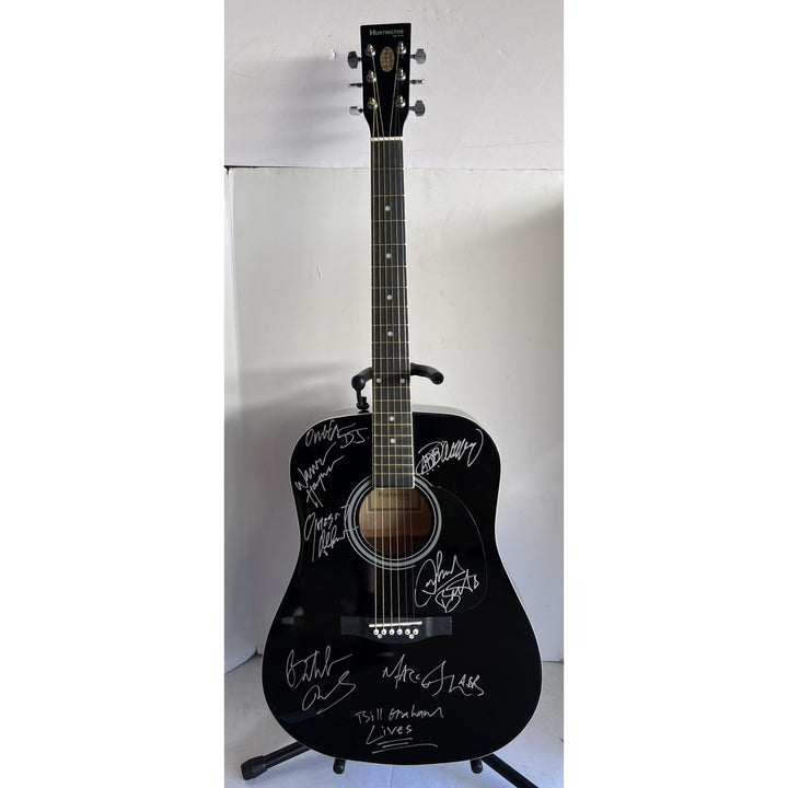 The Allman Brothers  One of A kind full size acoustic guitar signed with proof