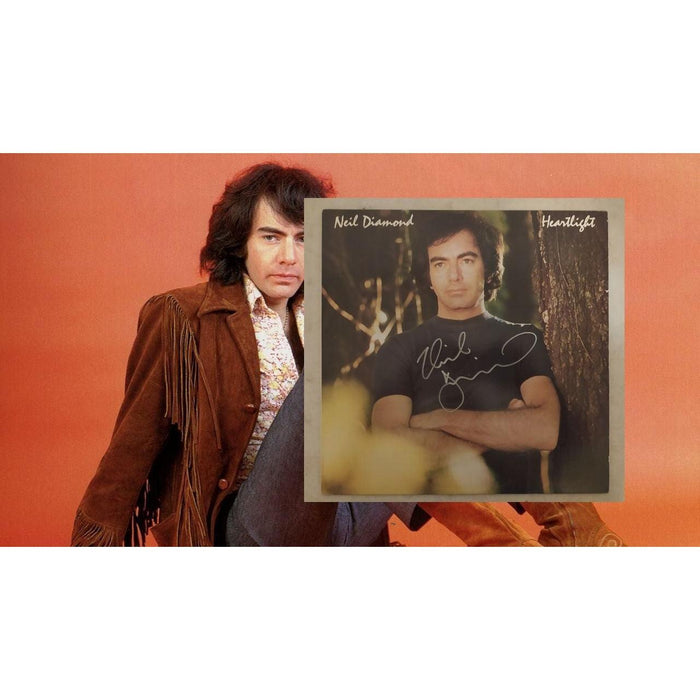Neil Diamond "Heartlight" original album LP signed with proof