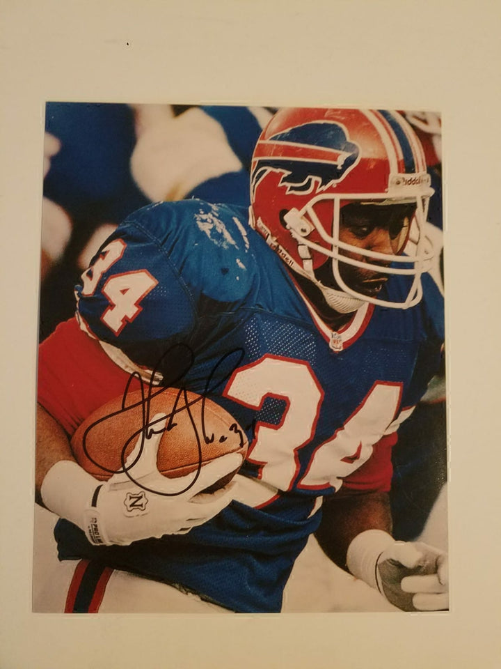 Thurman Thomas Buffalo Bills 8x10 signed with proof