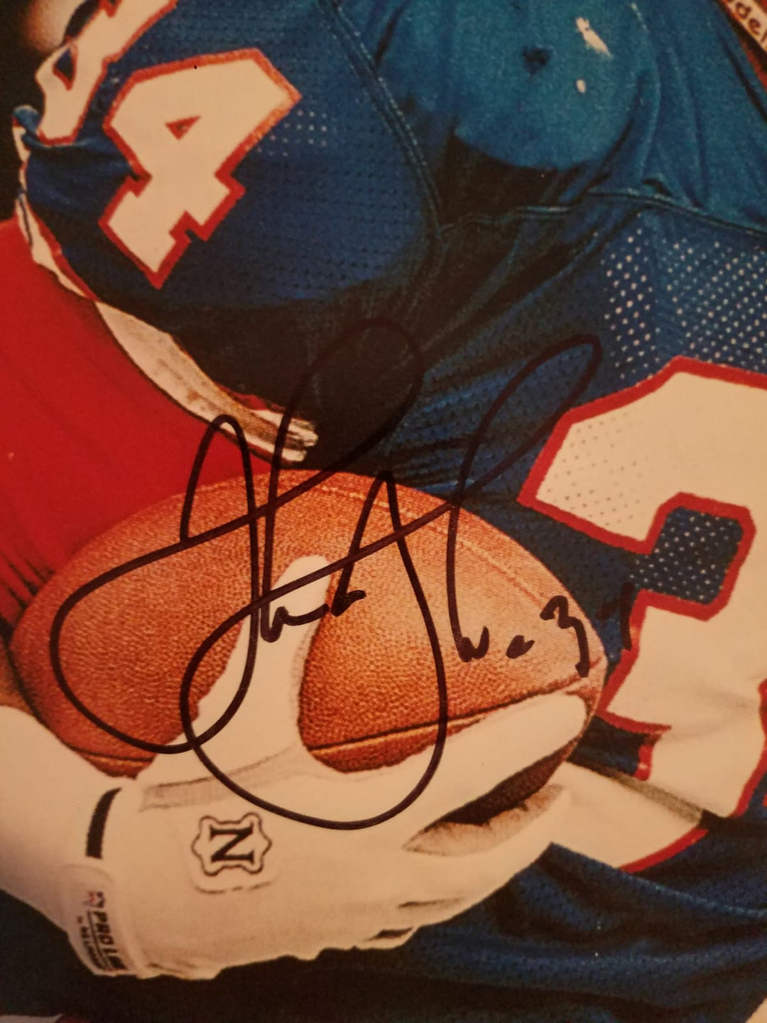 Thurman Thomas Buffalo Bills 8x10 signed with proof