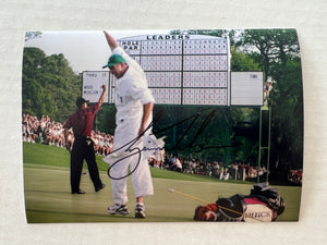 Tiger Woods 5x7 photograph signed with proof w/free acrylic frame I