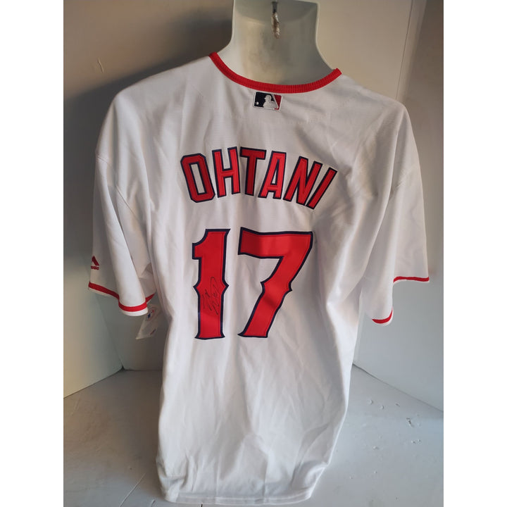 Shohei Ohtani Los Angeles Angels game model Jersey signed with proof