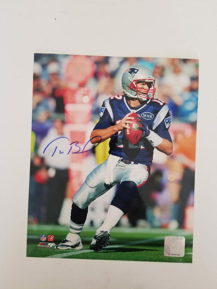 Tom Brady 8x10 (V) with proof