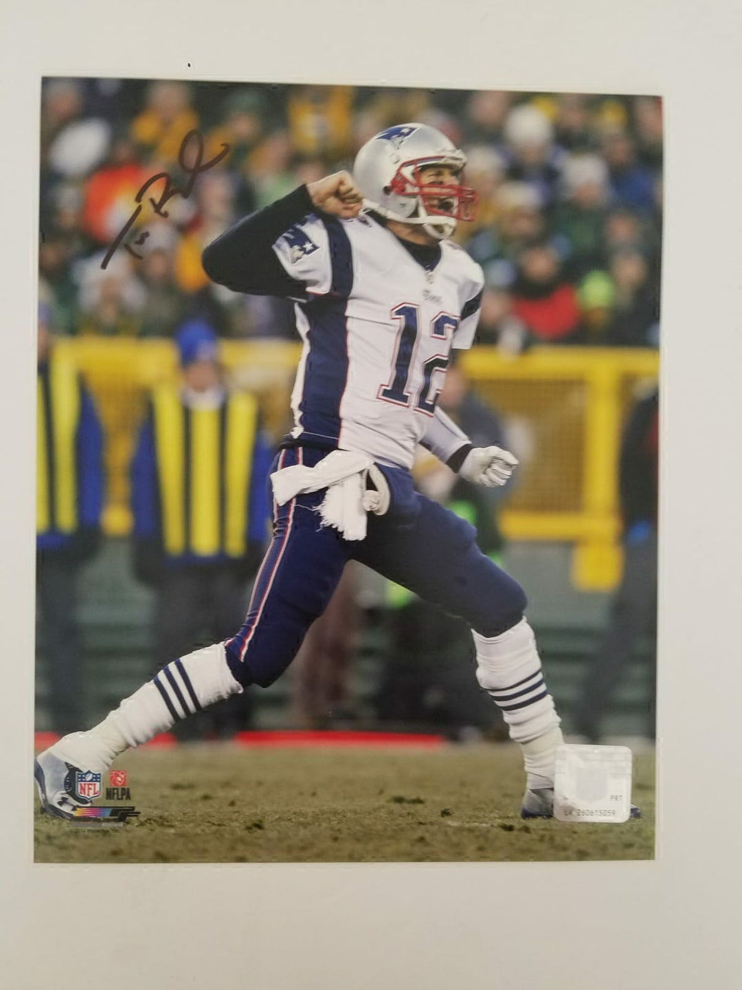 Tom Brady New England Patriots 8x10 signed with proof