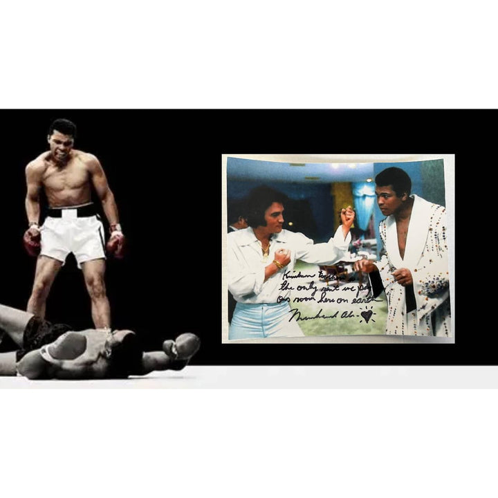 Muhammed Ali vintage 8x10 photo signed with inscription and proof