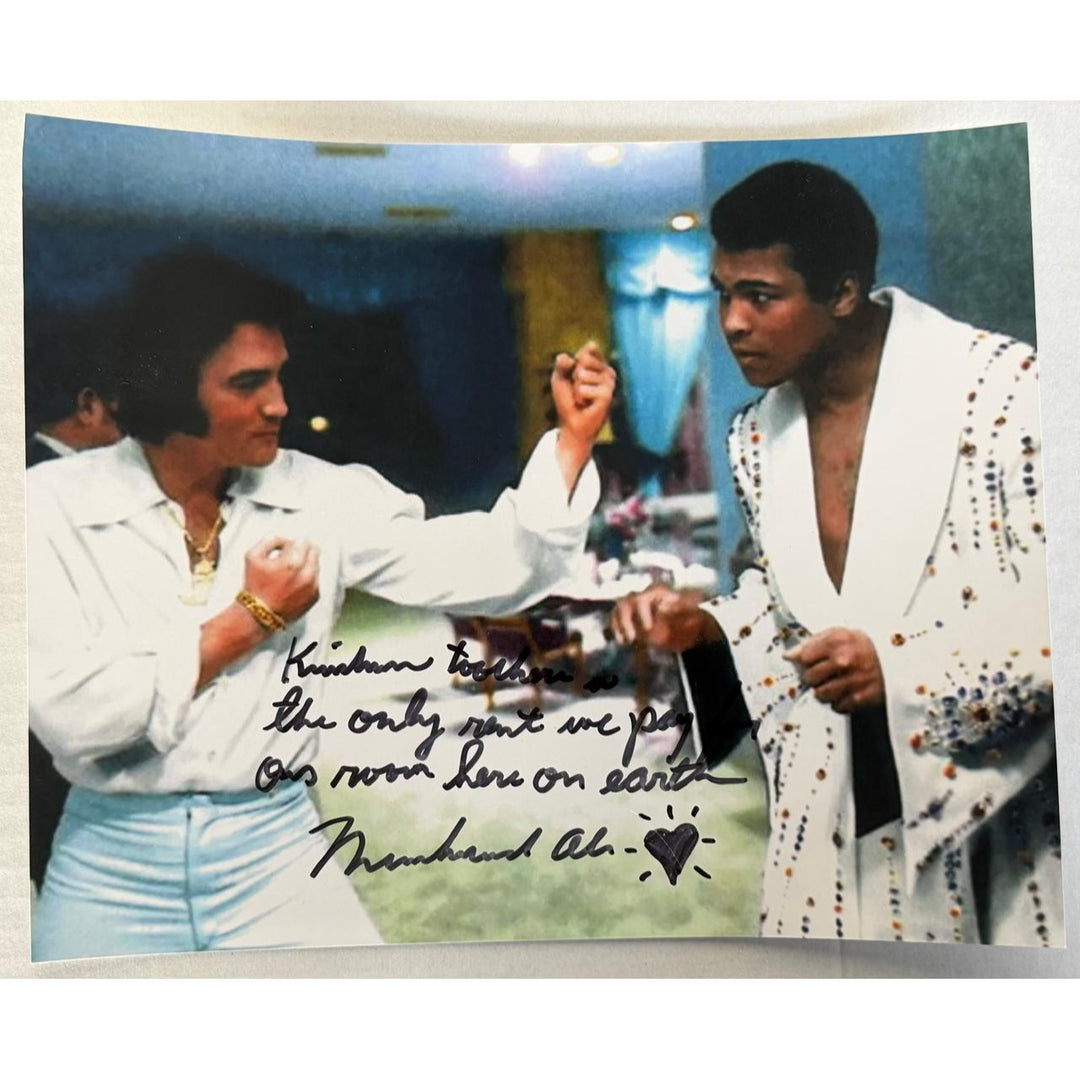 Muhammed Ali vintage 8x10 photo signed with inscription and proof