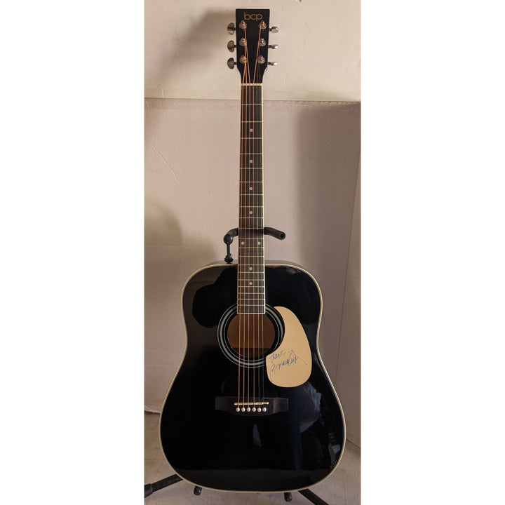 Bonnie Rait 41' full size acoustic guitar signed with proof